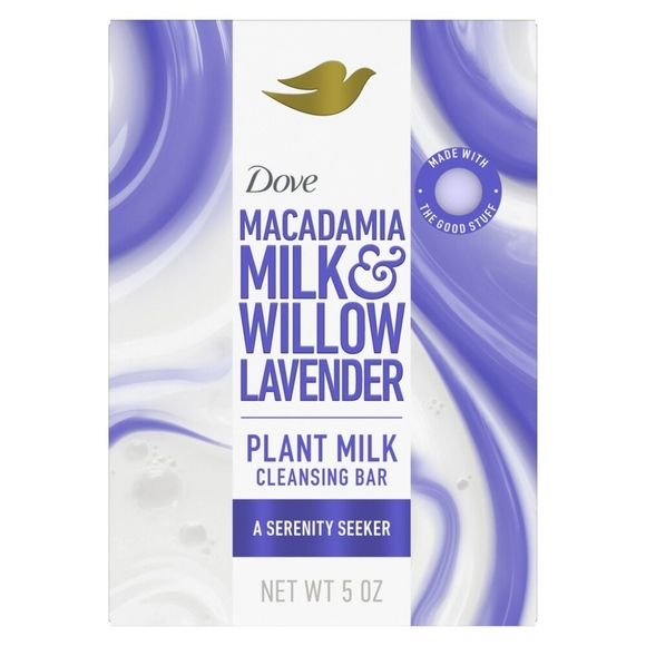 ⭐4/$15 Dove Macadamia Milk & Willow Lavender Plant Milk Cleansing Bar - Picture 5 of 9